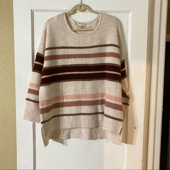 Skies are blue sweater glittery size 1X - Picture 2 of 10